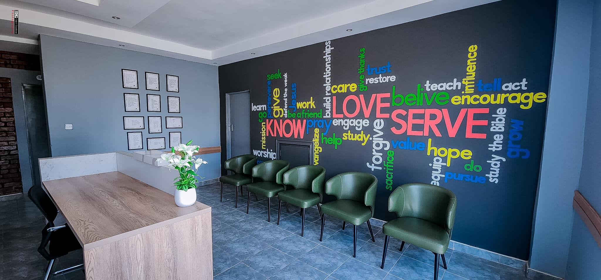Students in a classroom